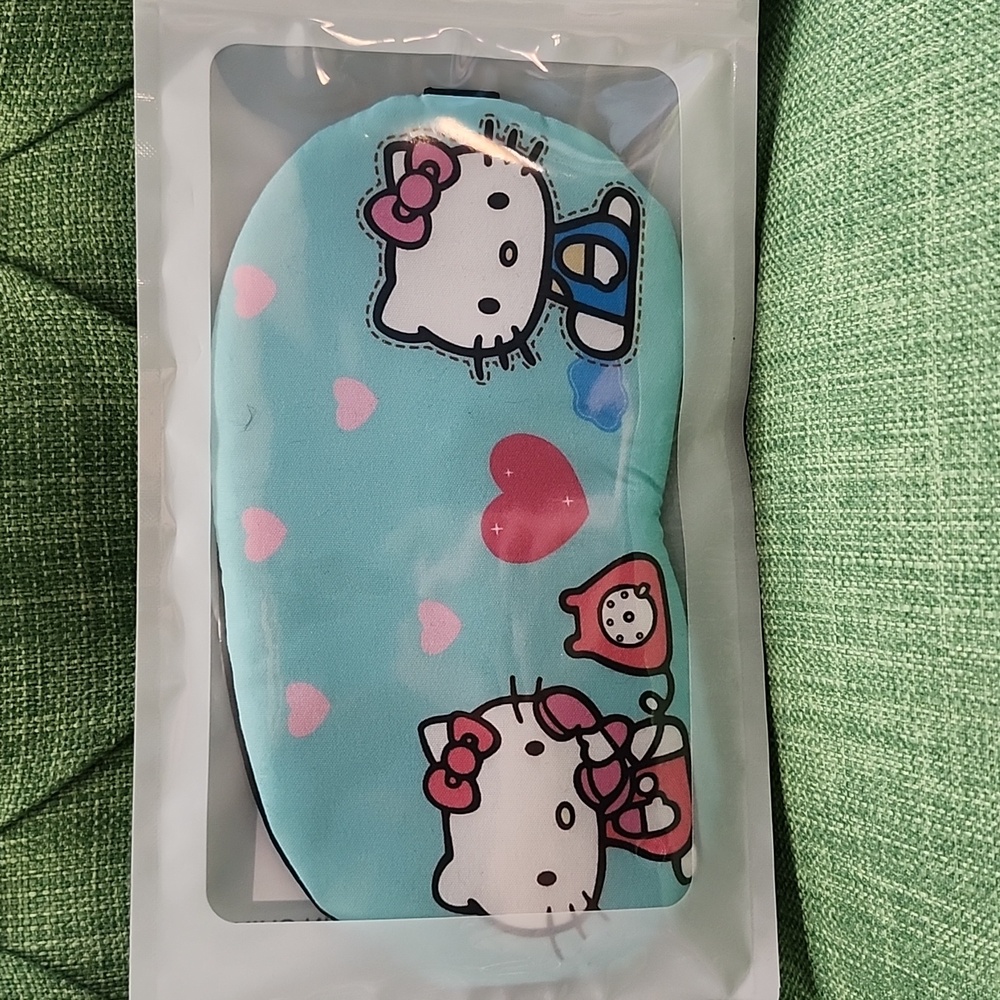 Hello Kitty Teal Sleep Mask - Picture 4 of 4